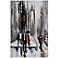 Renwil Bustling City II 34" Wide Hand-Painted Wall Art