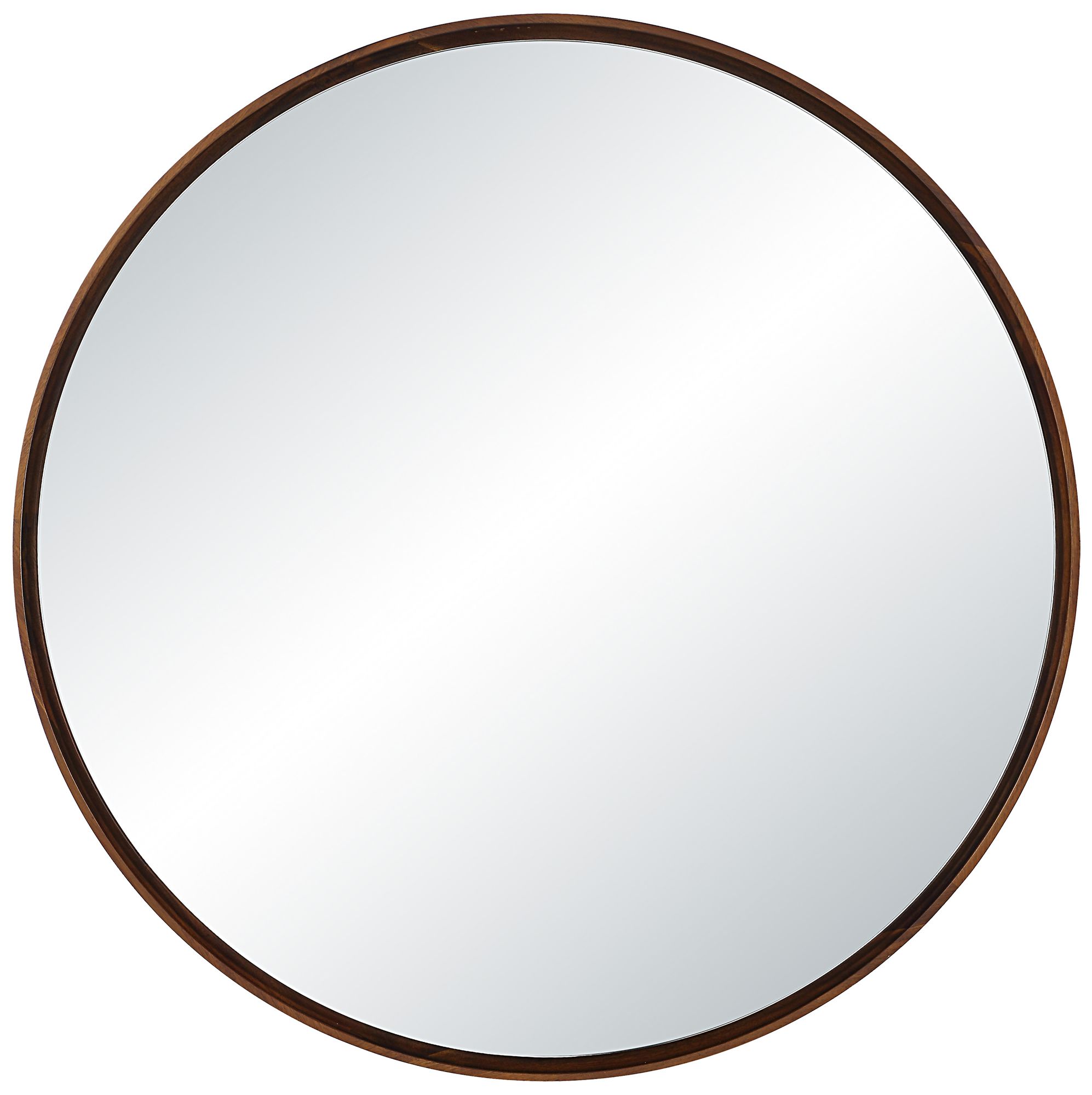 Image 2 Renwil Cabiria 36" H x 36" W Wall Mirror, Brown more views