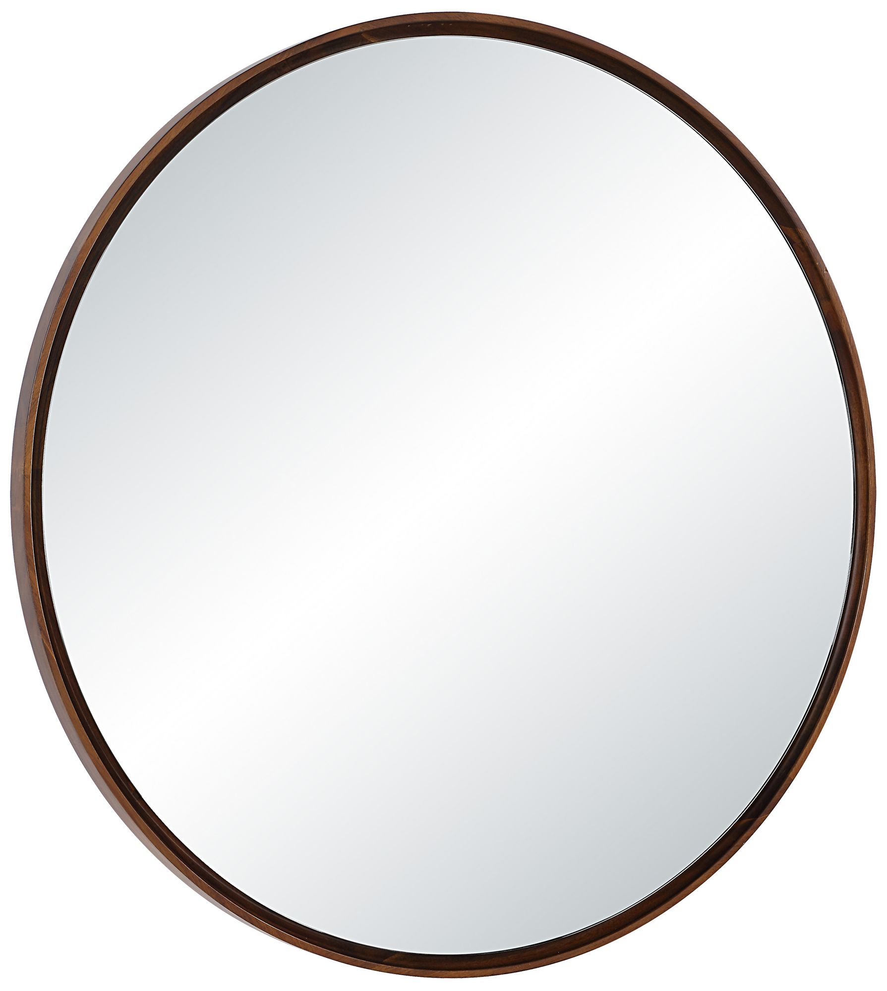 Image 5 Renwil Cabiria 36" H x 36" W Wall Mirror, Brown more views
