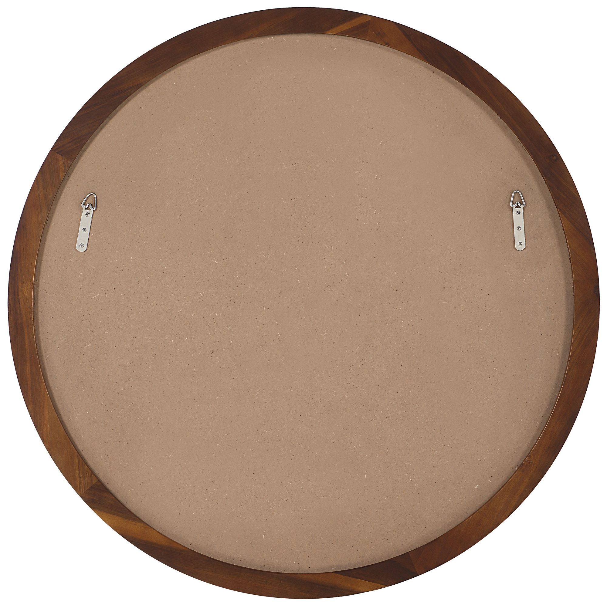 Image 6 Renwil Cabiria 36" H x 36" W Wall Mirror, Brown more views