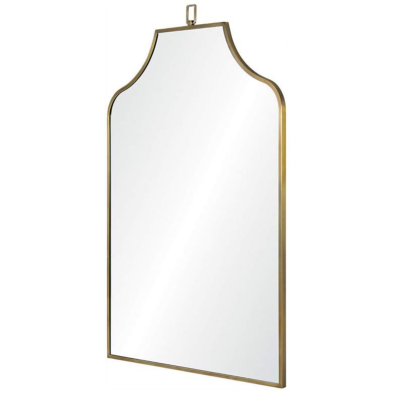 Image 5 Renwil Calliope Iron Antique Brushed Brass Wall Mirror 30 x 45 x .75 more views