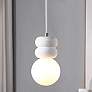 Thumbnail1 of Renwil Candra 4 3/4" Wide Modern Speckles Terrazzo Pendant Light