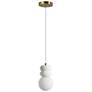 Thumbnail4 of Renwil Candra 4 3/4" Wide Modern Speckles Terrazzo Pendant Light more views