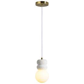 Image5 of Renwil Candra 4 3/4" Wide Modern Speckles Terrazzo Pendant Light more views