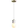 5_Renwil Candra 4 3/4" Wide Modern Speckles Terrazzo Pendant Light more views