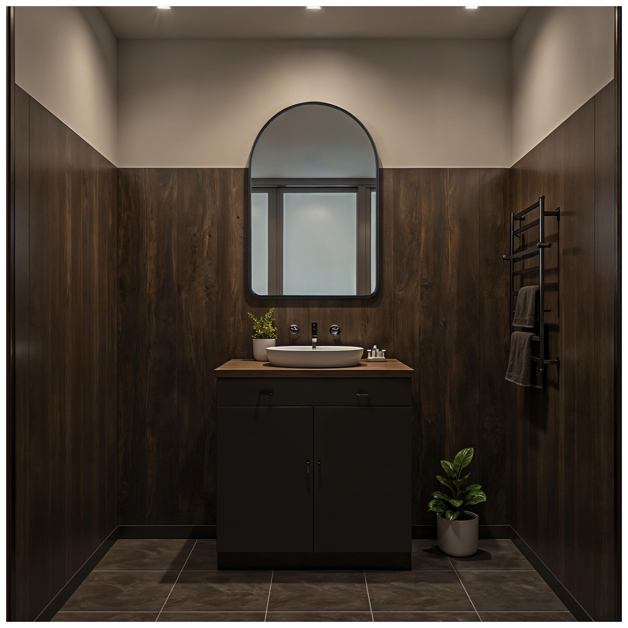 Image 3 Renwil Cascais 36" H x 24" W Wall Mirror, Black more views