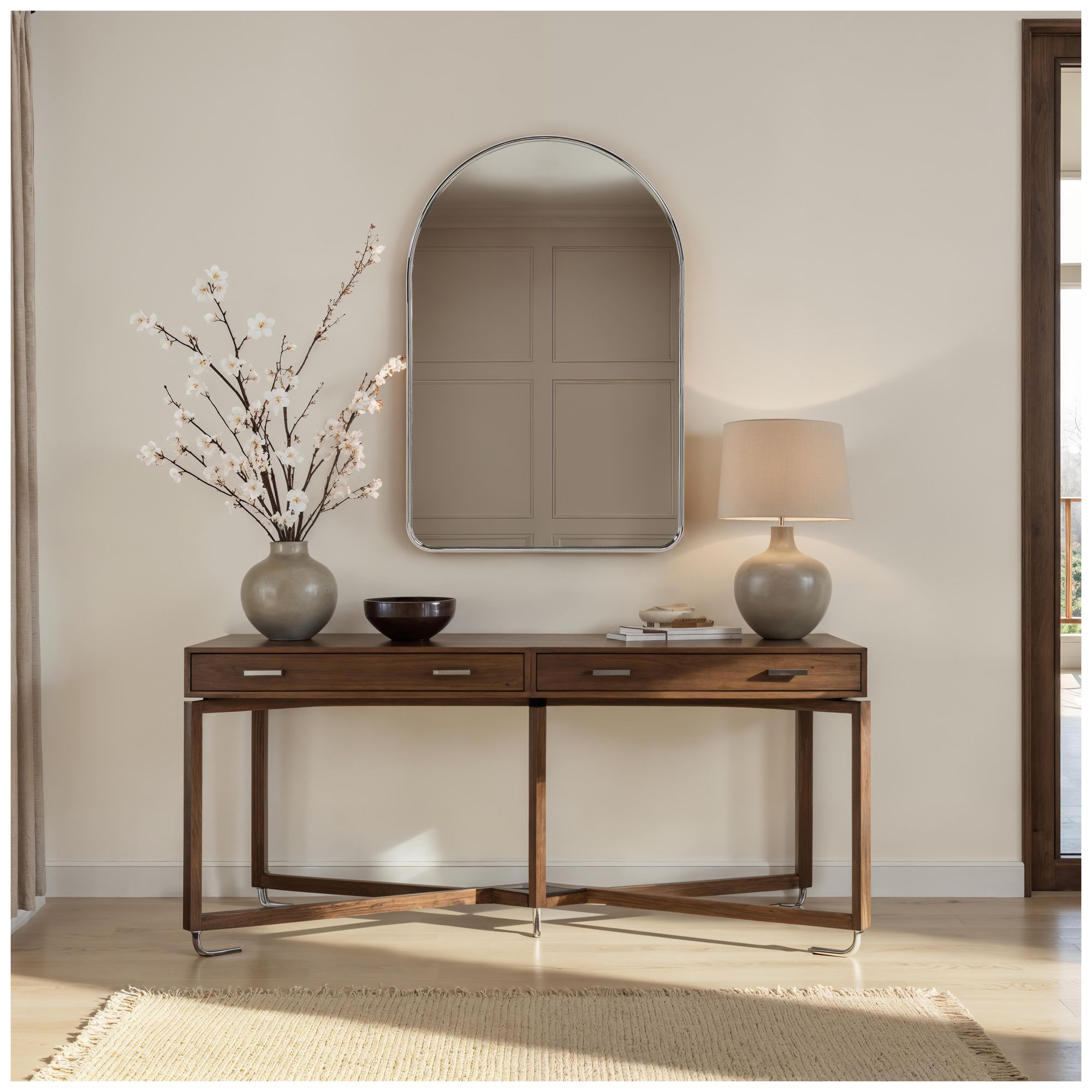 Image 3 Renwil Cassis 36" H x 24" W Wall Mirror, Silver more views