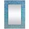 Renwil Catarina Tropical Sea Blue 23" x 31" Mosaic Wall Mirror
