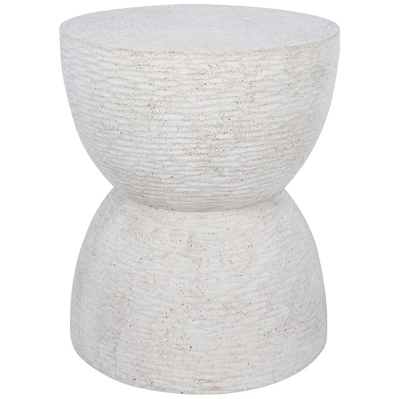 Image 2 Renwil Chayton 15 1/4" Wide Natural Stone Indoor/Outdoor Side Table