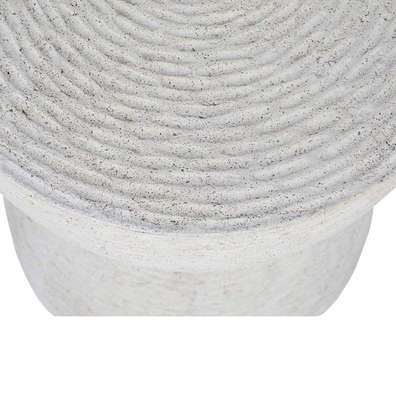 Image 3 Renwil Chayton 15 1/4" Wide Natural Stone Indoor/Outdoor Side Table more views