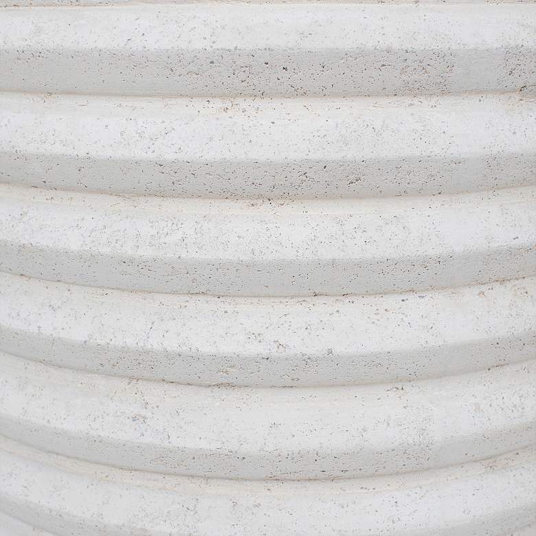 Image 4 Renwil Chayton 15 1/4" Wide Natural Stone Indoor/Outdoor Side Table more views