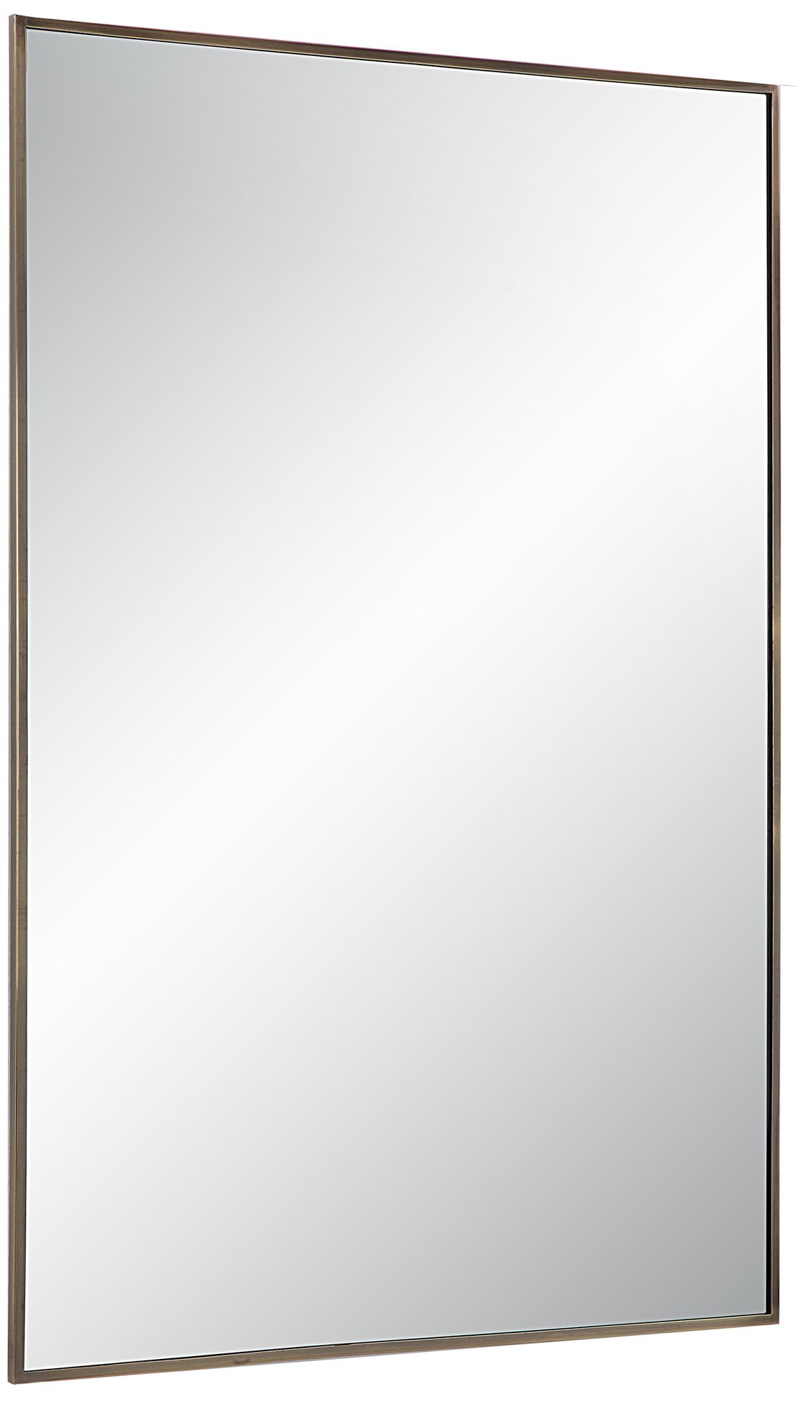 Image 4 Renwil Cider 45" Tall Rectangular Mirror, Brushed Bronze more views