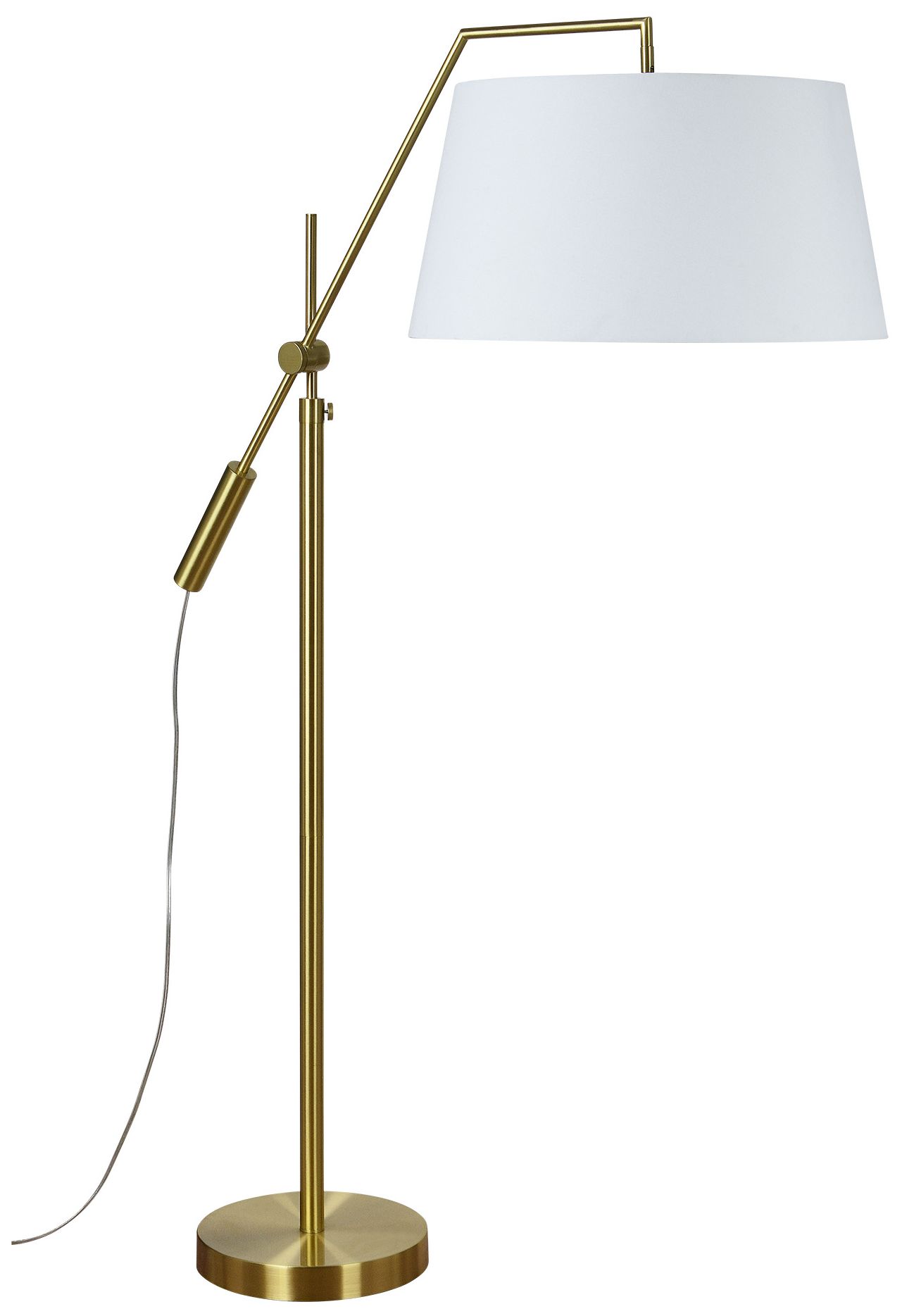 Image 3 Renwil Claire Plated Satin Brass Floor Lamp more views