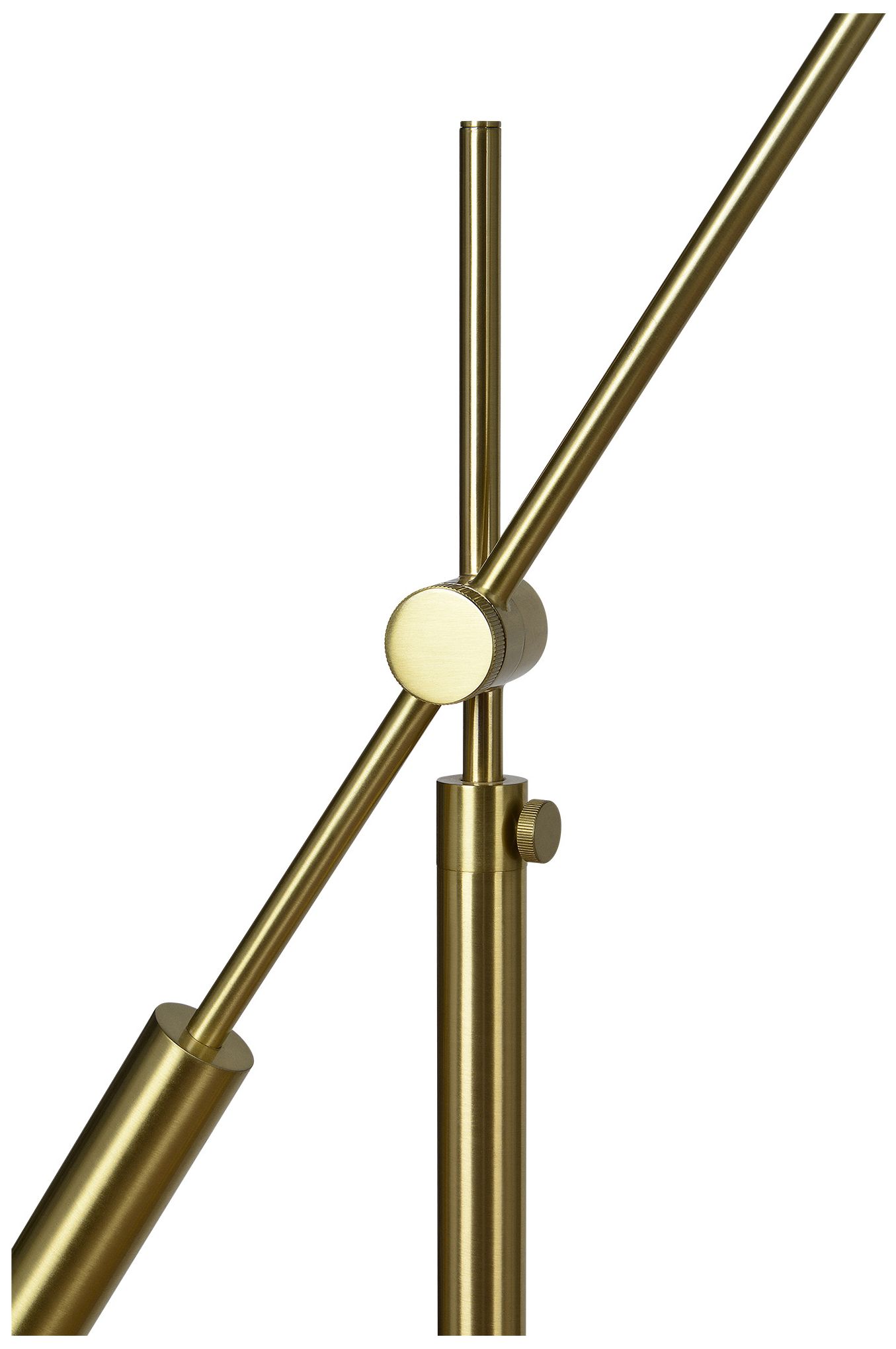 Image 4 Renwil Claire Plated Satin Brass Floor Lamp more views