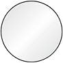 2_Renwil Claribel Black Powder-Coated Iron 30" Round Wall Mirror