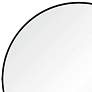 3_Renwil Claribel Black Powder-Coated Iron 30" Round Wall Mirror more views