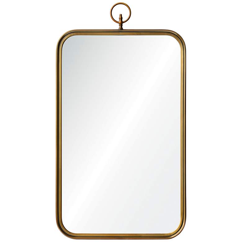 Image 2 Renwil Coburg Golden Brass 22" x 36" Rectangular Wall Mirror