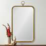 1_Renwil Coburg Golden Brass 22" x 36" Rectangular Wall Mirror