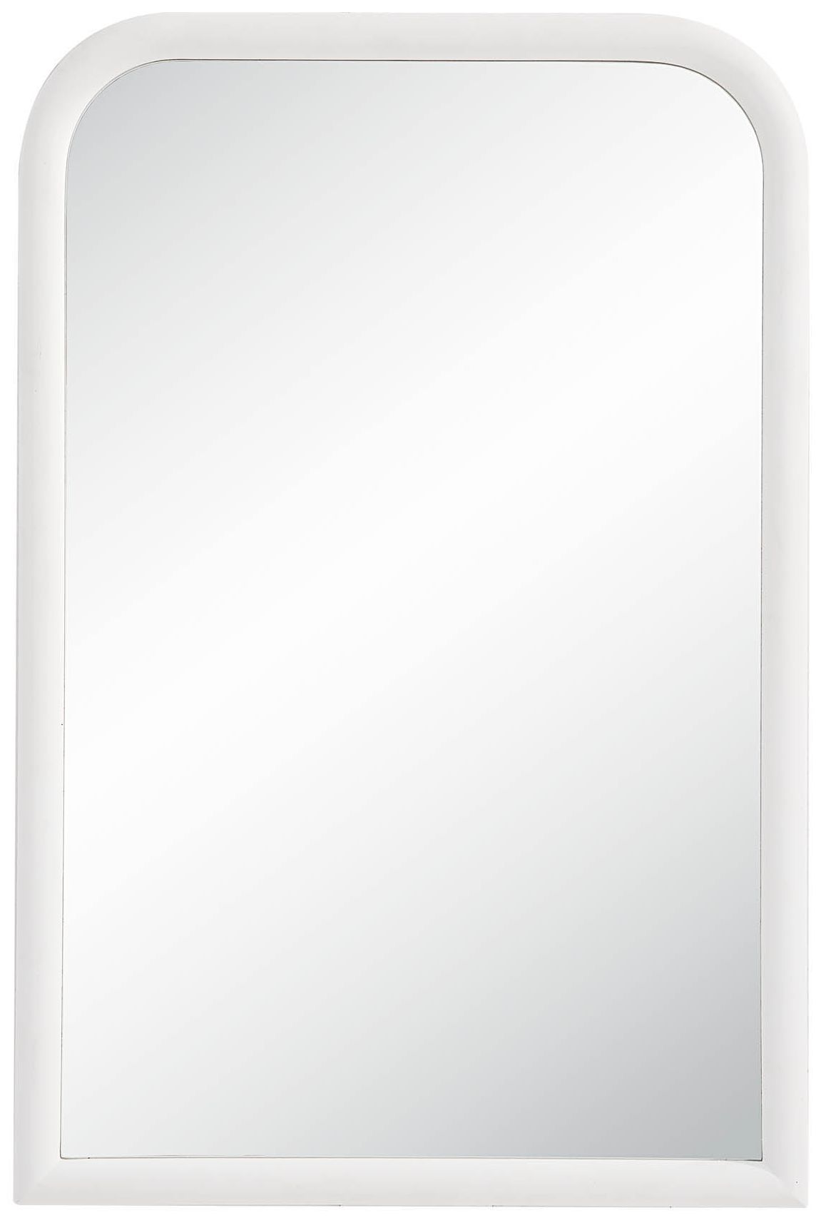 Image 2 Renwil Colima 36" Tall Arch Wall Mirror, White more views