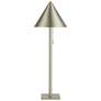 2_Renwil Cone Shade 25" High Modern Metal Pull Chain Table Lamp
