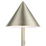 3_Renwil Cone Shade 25" High Modern Metal Pull Chain Table Lamp more views