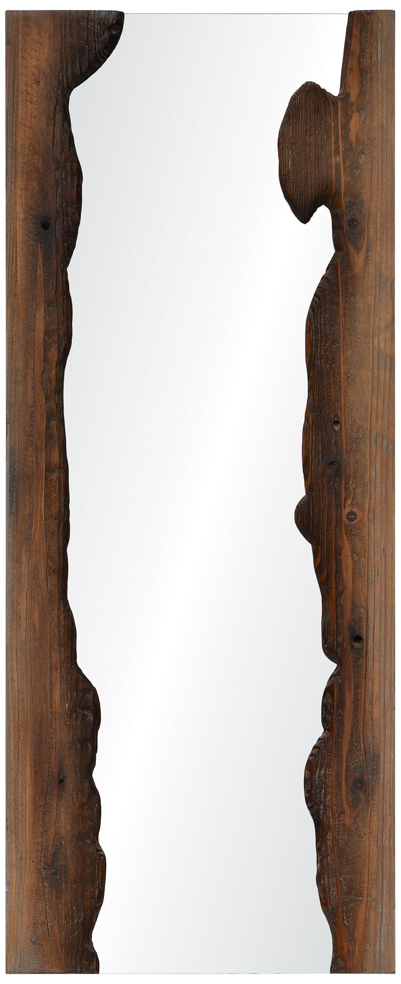 Thumbnail3 of Renwil Connix 50" Tall Rectangle Wall Mirror, Brown more views