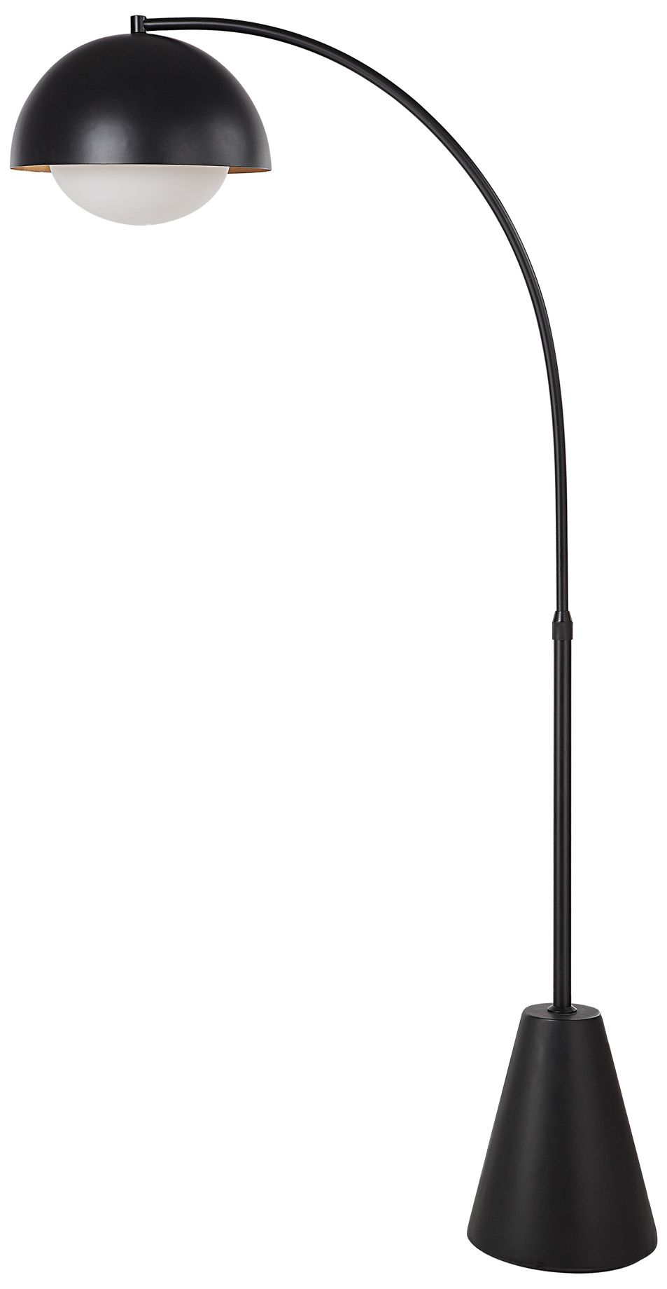 Image 7 Renwil Cooke Matte Black Floor Lamp 38x65 - 75 ADJ.x15.75 more views