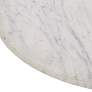4_Renwil Corrine 20" Wide Matte Black and Natural White Side Table more views