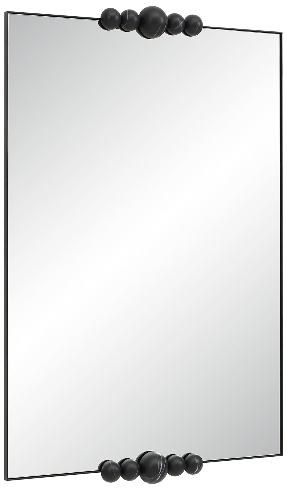 Image 4 Renwil Cosmos 45" H x 30" W Wall Mirror, Matte Black more views