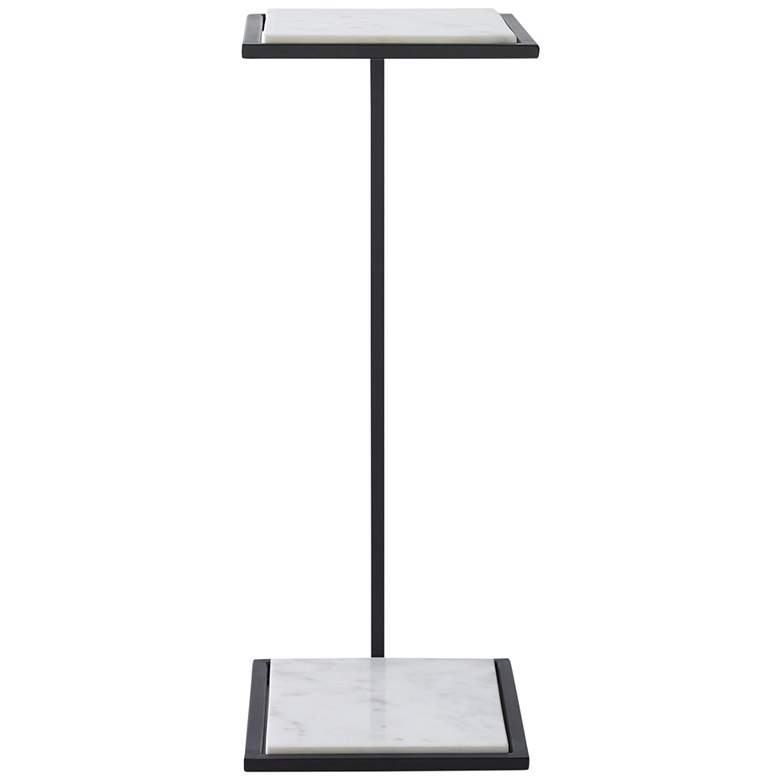 Image 2 Renwil Danica 8" Wide Matte Black Rectangular Side Table