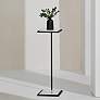 1_Renwil Danica 8" Wide Matte Black Rectangular Side Table