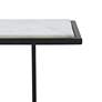3_Renwil Danica 8" Wide Matte Black Rectangular Side Table more views