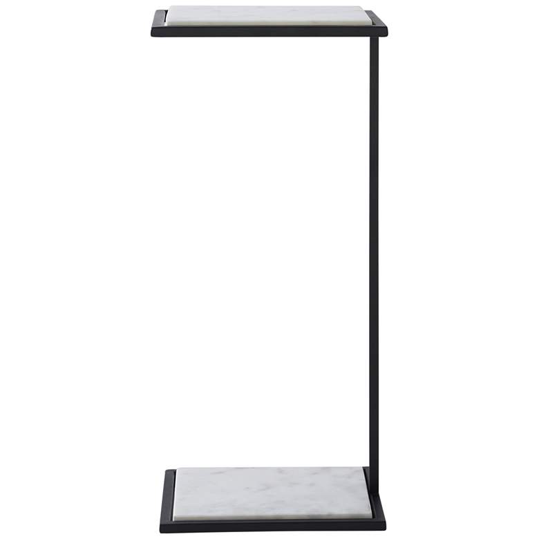 Image 6 Renwil Danica 8" Wide Matte Black Rectangular Side Table more views