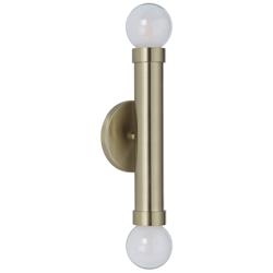 Renwil Dasia Plated Burnished Brass Wall Sconce 5x12x3.35"