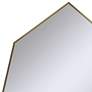 2_Renwil Devika Plated Satin Brass 31" X 41" Geometric Wall Mirror more views