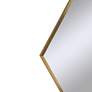 3_Renwil Devika Plated Satin Brass 31" X 41" Geometric Wall Mirror more views