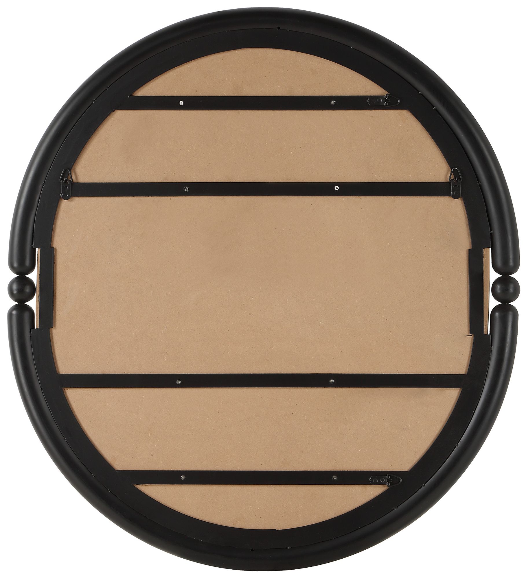 Image 6 Renwil Ditto 40" H x 36" W Wall Mirror, Black more views