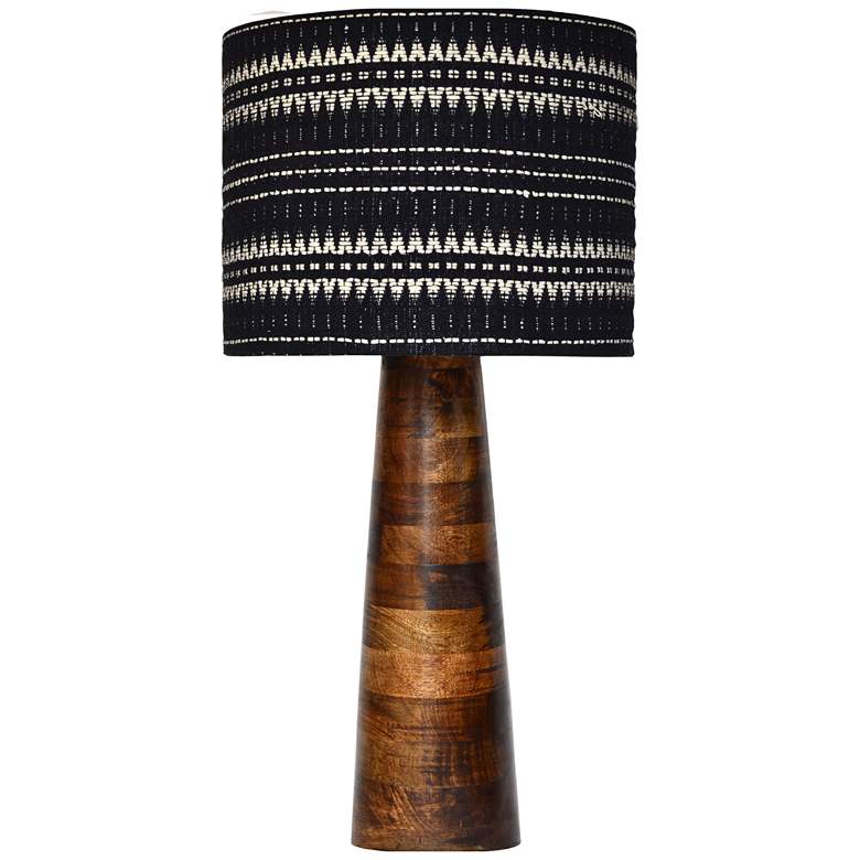 Image 1 Renwil Elixir Mango Wood Walnut Table Lamp 15x29.5x15"