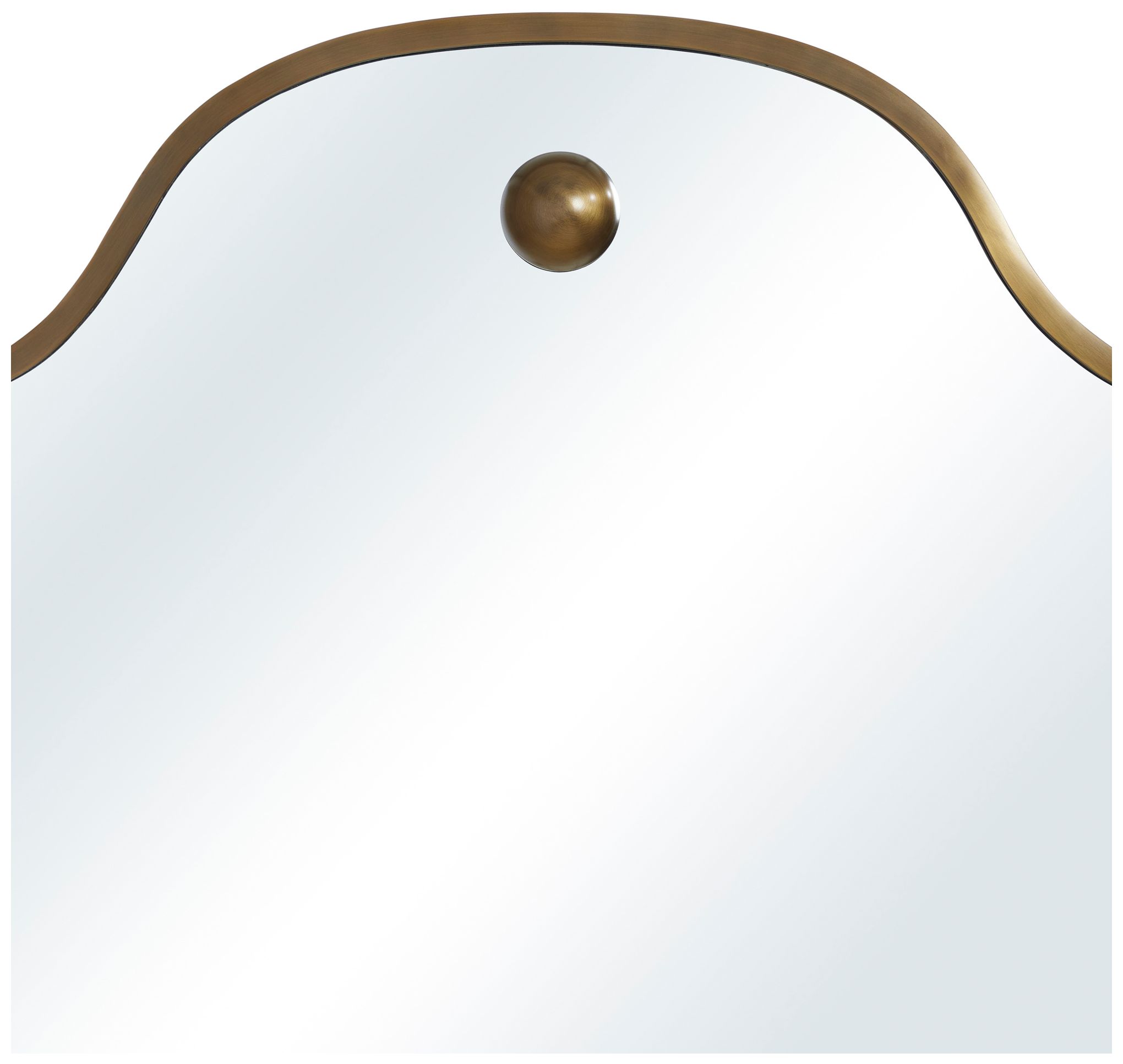 Image 3 Renwil Elodie 40" H x 25.75" W Wall Mirror, Brushed Brass more views