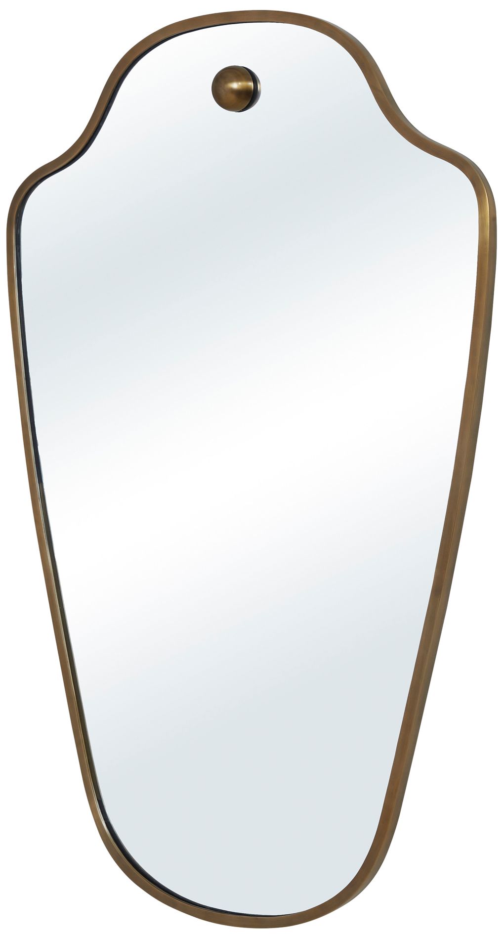 Image 4 Renwil Elodie 40" H x 25.75" W Wall Mirror, Brushed Brass more views