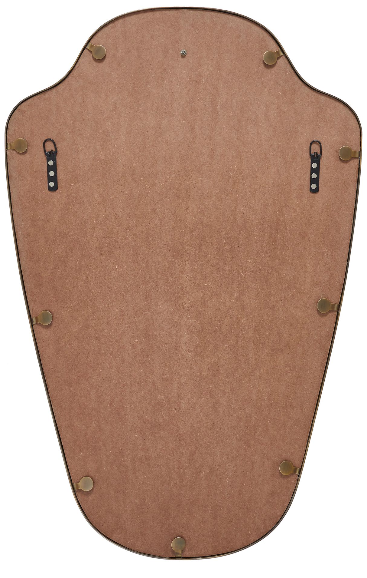 Image 5 Renwil Elodie 40" H x 25.75" W Wall Mirror, Brushed Brass more views
