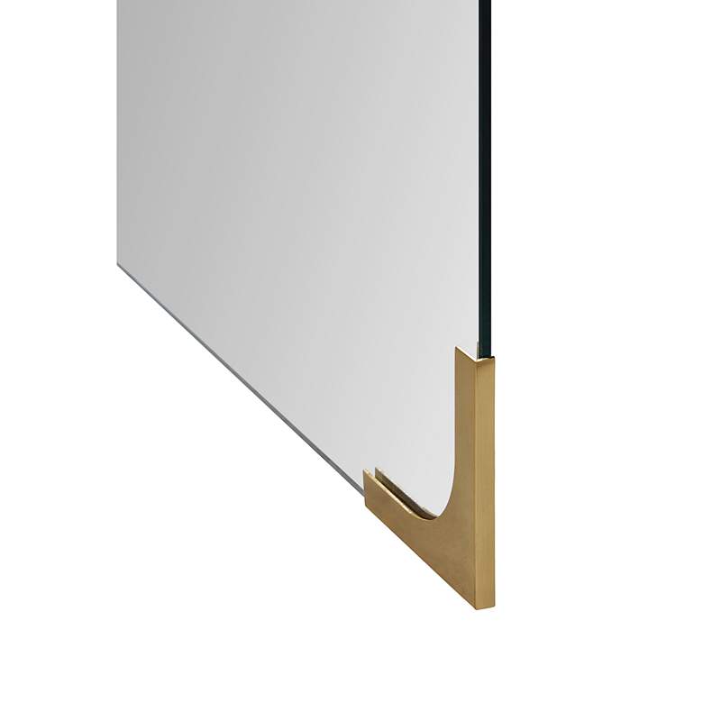 Image 4 Renwil Eros 24" x 36" Antique Brass Rectangular Wall Mirror more views