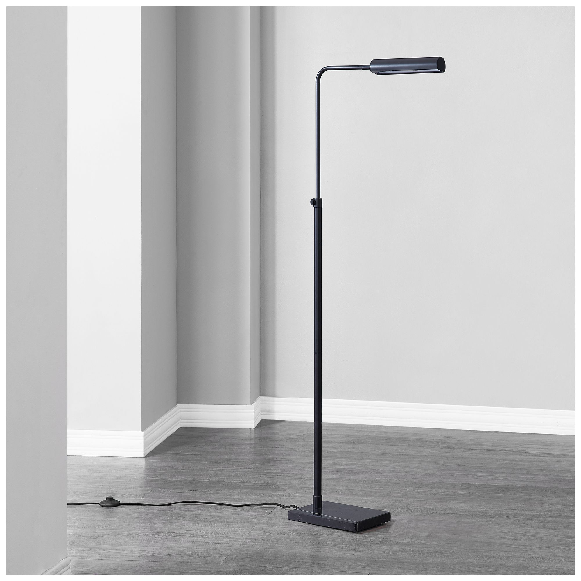Image 2 Renwil Fadia 60 ADJ." Length Floor Lamp, Matte Black more views