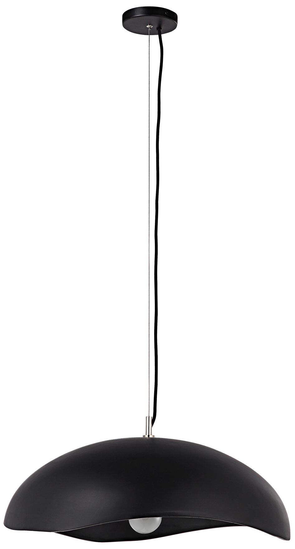 Image 2 Renwil Filomena Concrete Matte Black Ceiling Fixture more views