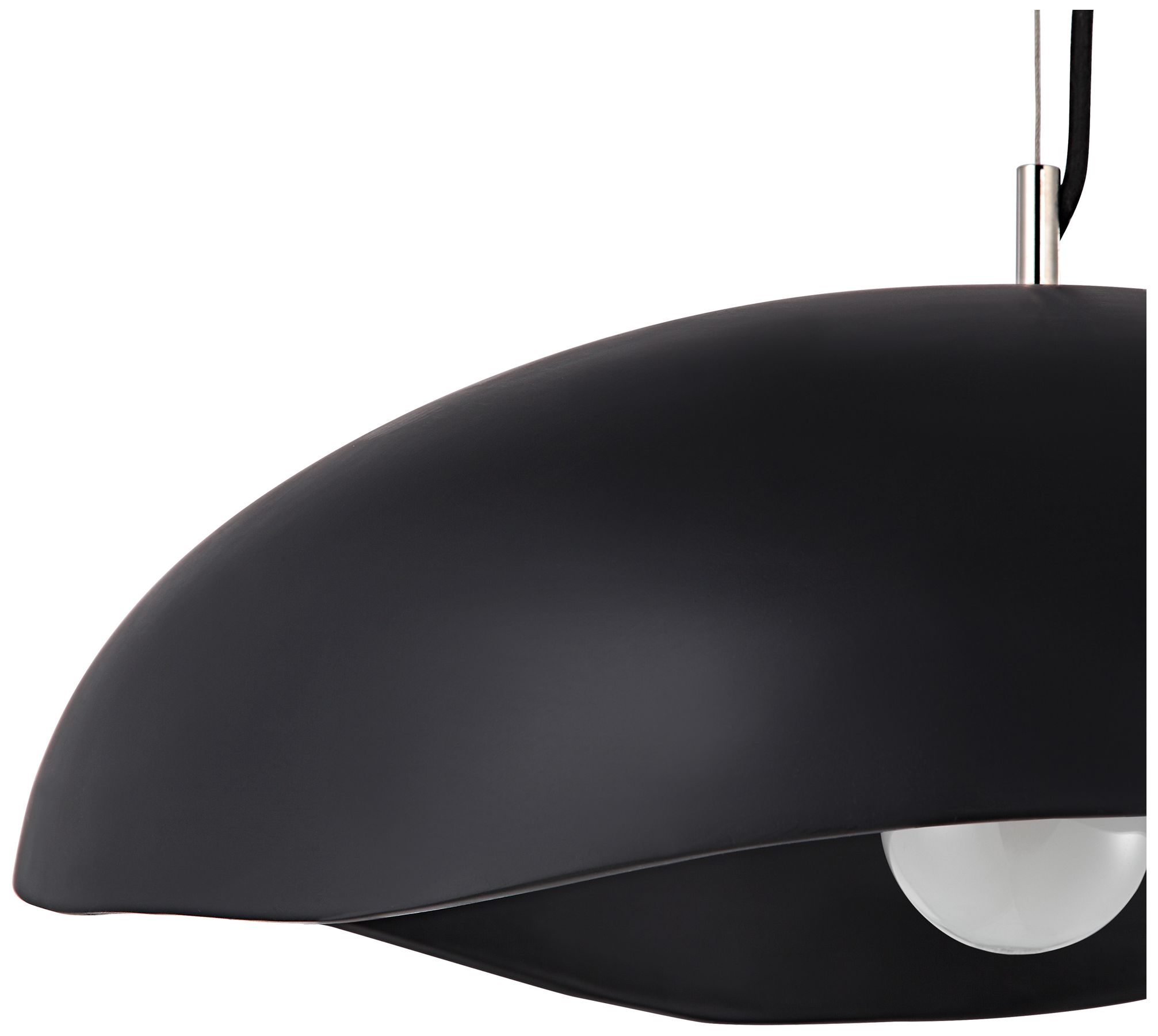 Image 4 Renwil Filomena Concrete Matte Black Ceiling Fixture more views