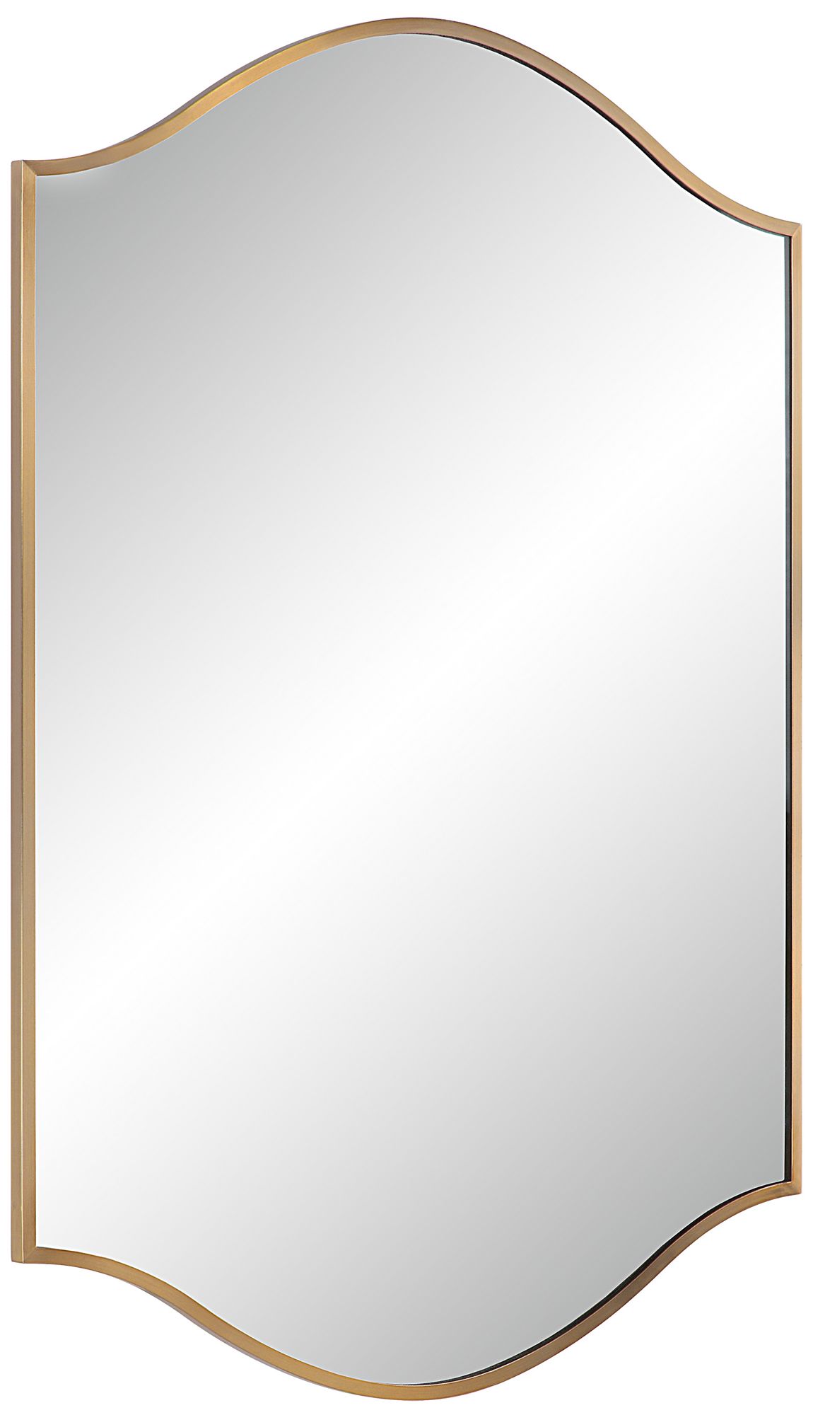 Image 4 Renwil Florianne 36" Tall Rectangular Arch Mirror, Champagne more views