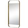 3_Renwil Florin Antique Brass 20" x 38" Rectangular Wall Mirror more views