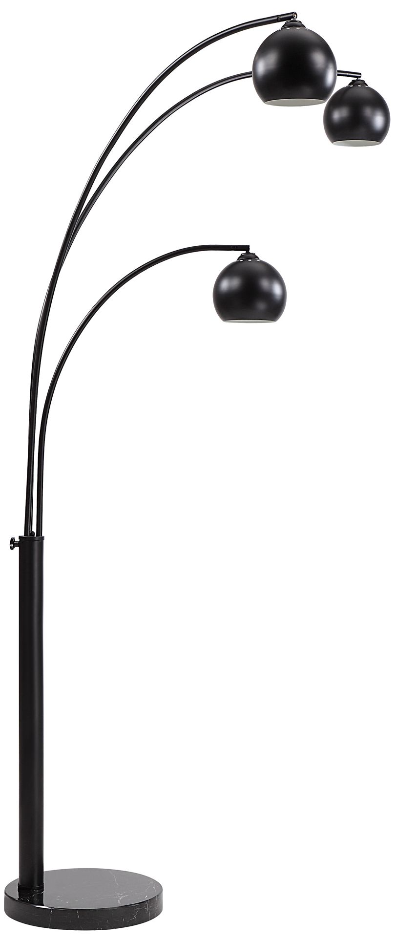 Image 4 Renwil Folia 87" High 3-Light Black Finish Modern Arc Floor Lamp more views