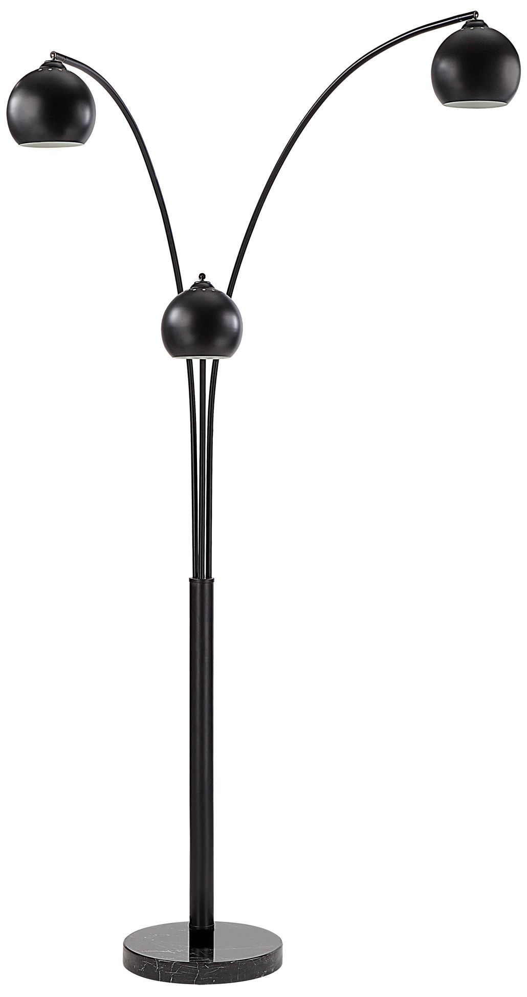 Image 7 Renwil Folia 87" High 3-Light Black Finish Modern Arc Floor Lamp more views