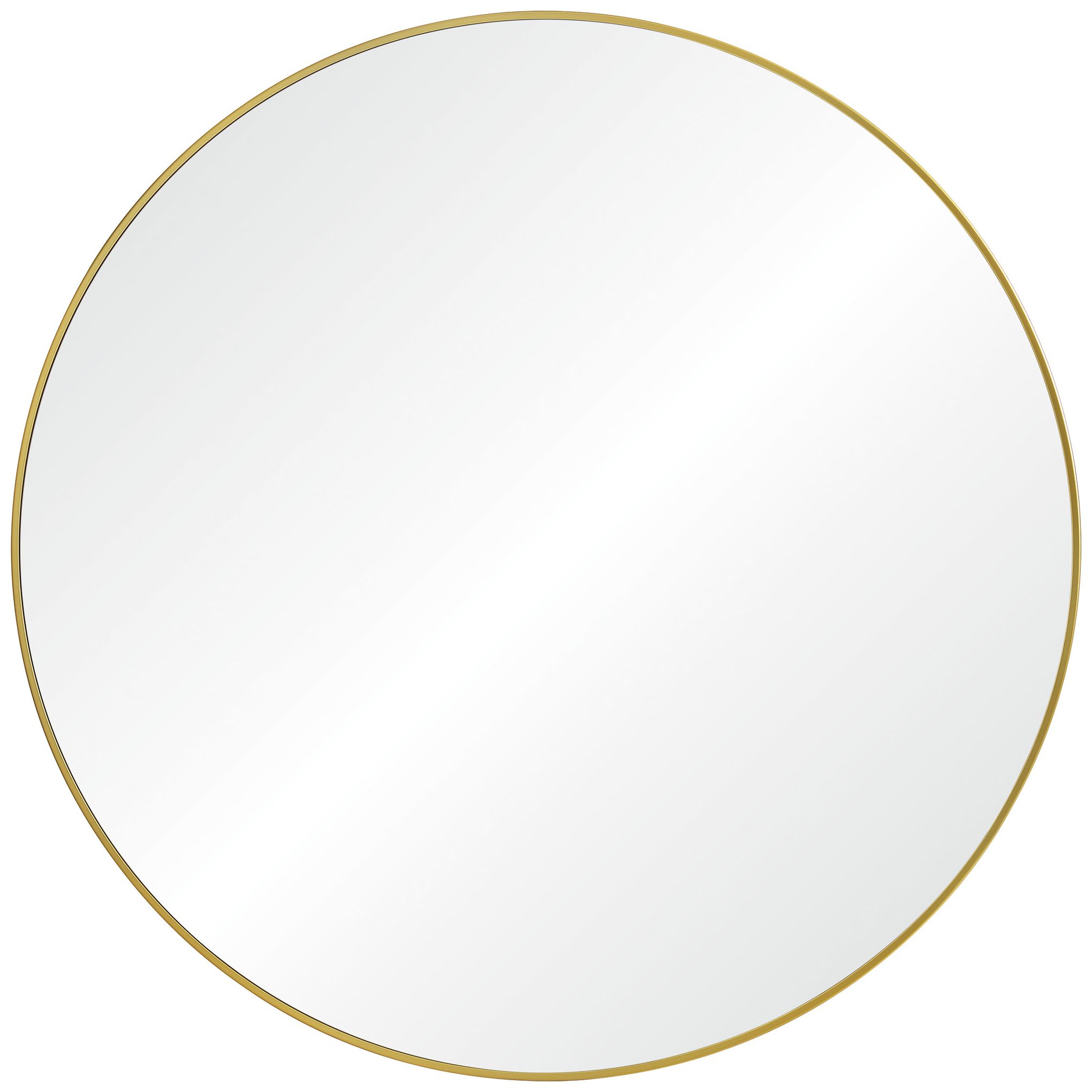 Image 2 Renwil Fragoso 48" Tall Round Wall Mirror, Yellow more views